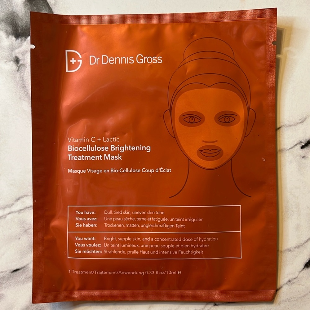Dr.Dennis Gross vitamin C + lactic acid face mask